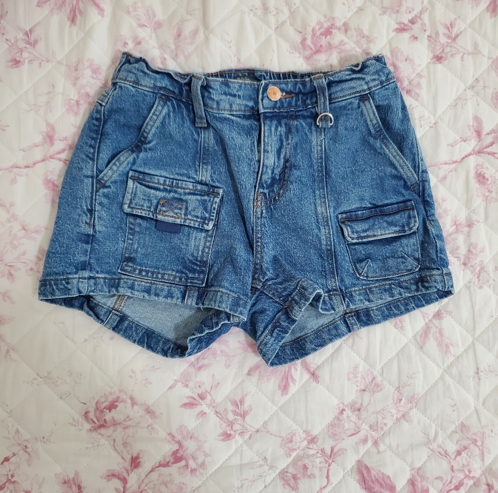 Wild Fable Cargo Shorts Women XXS Mid Rise Utility Shorts